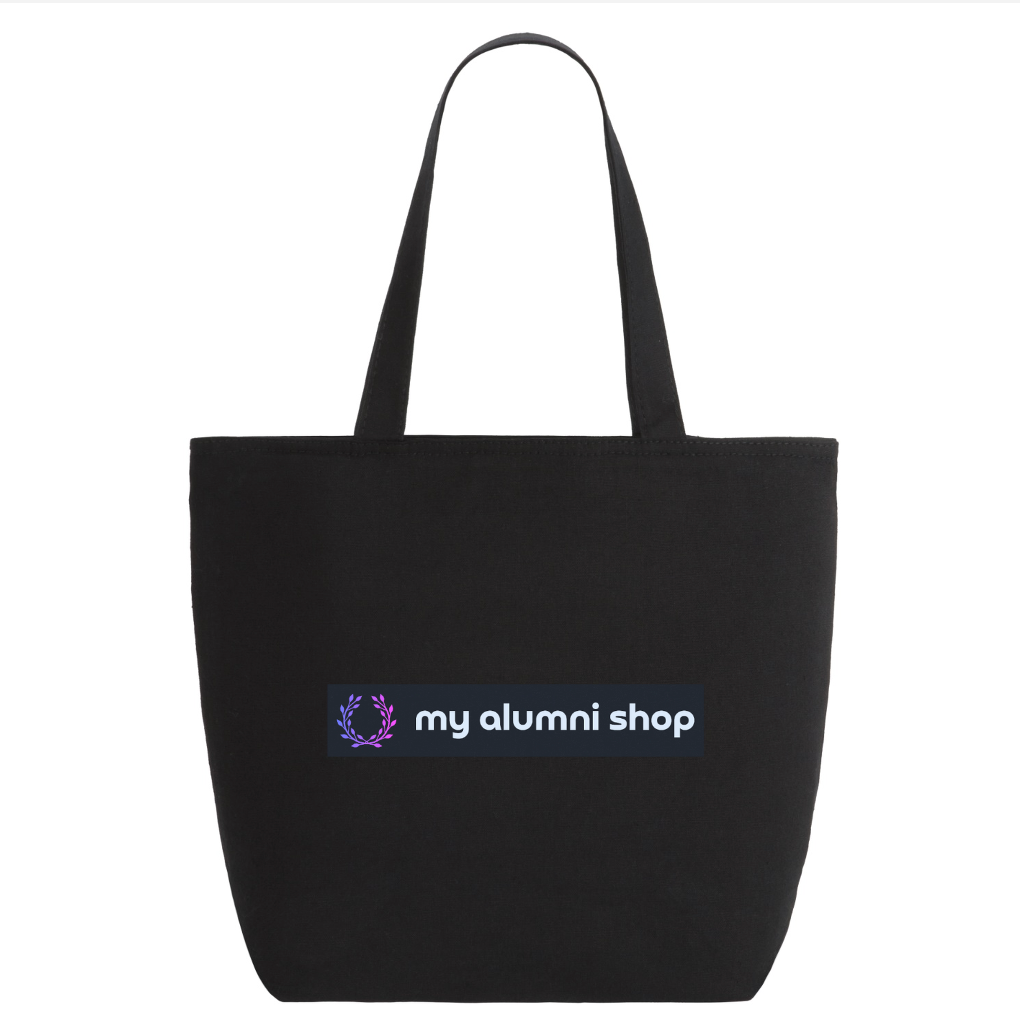 The Maine Zippered Cotton Tote Bag – 12.4" H x 14.2" W