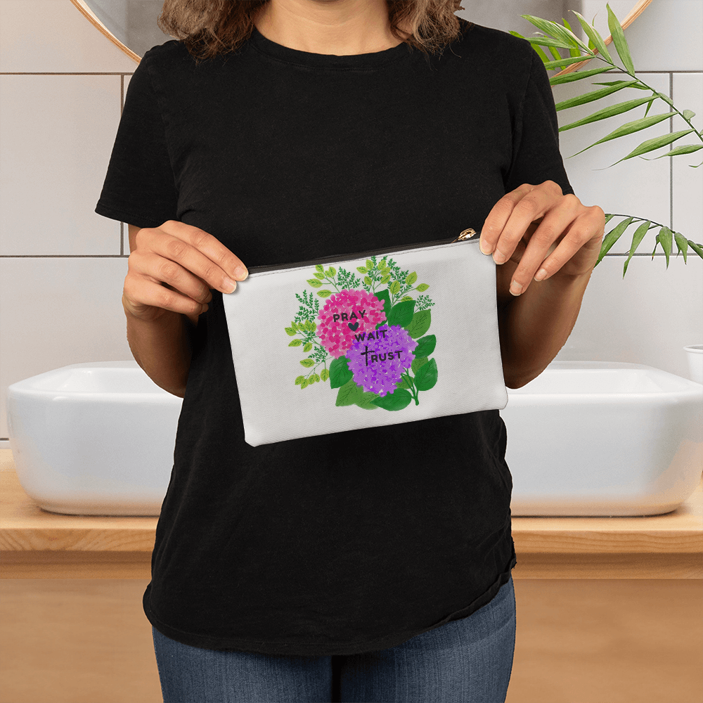 Tote Bag Pray Wait Trust - Faith Series